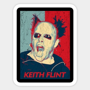 Retro Pop Art Style Keith Flint Sticker